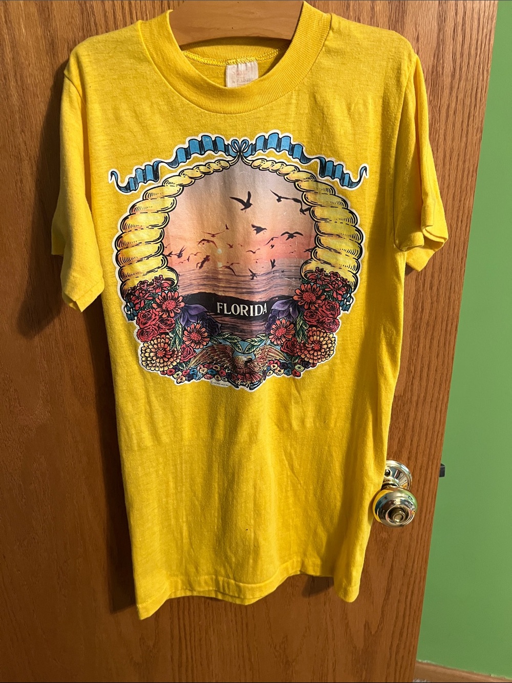 Vintage Yellow Florida Graphic Tee